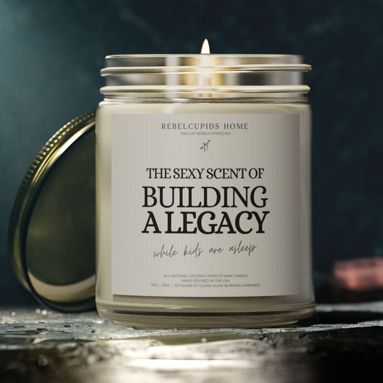 Building a legacy while kids are asleep - premium eco-friendly candle