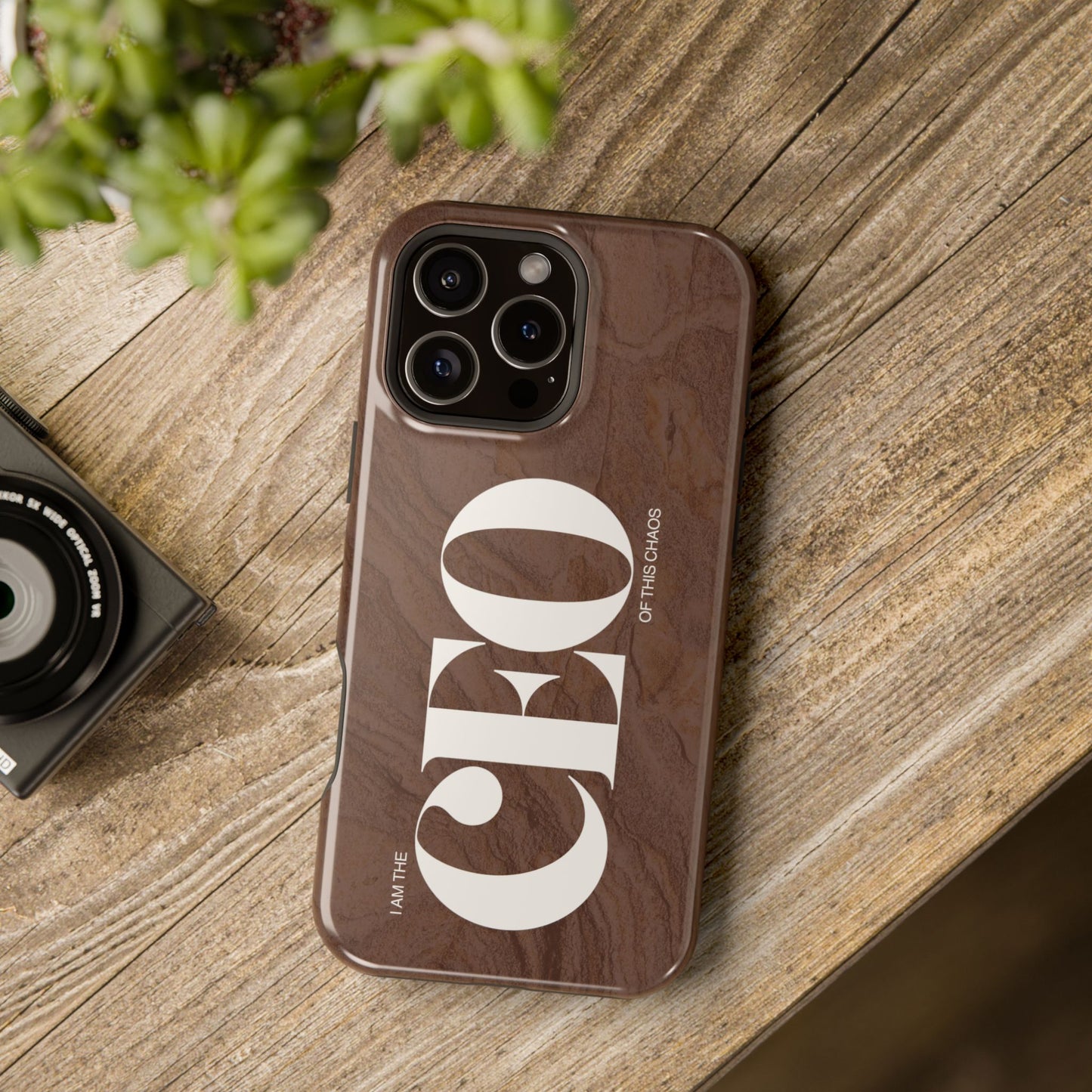 CEO of this chaos - MagSafe® iPhone case in Jasper