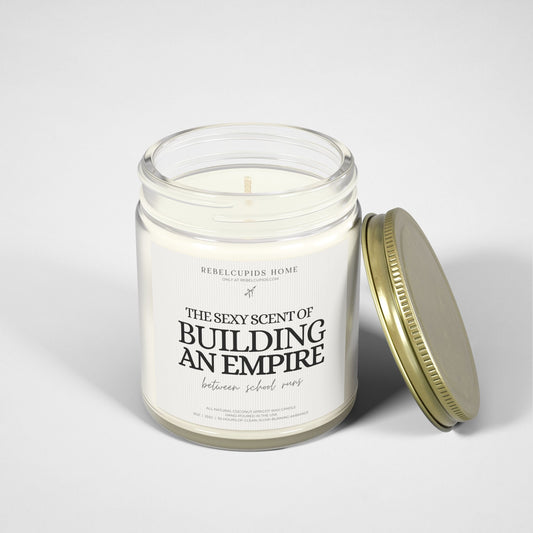 Building an empire between school runs - premium eco-friendly candle