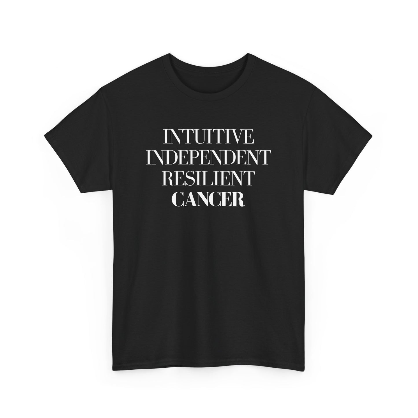 CANCER T-shirt (white letters)