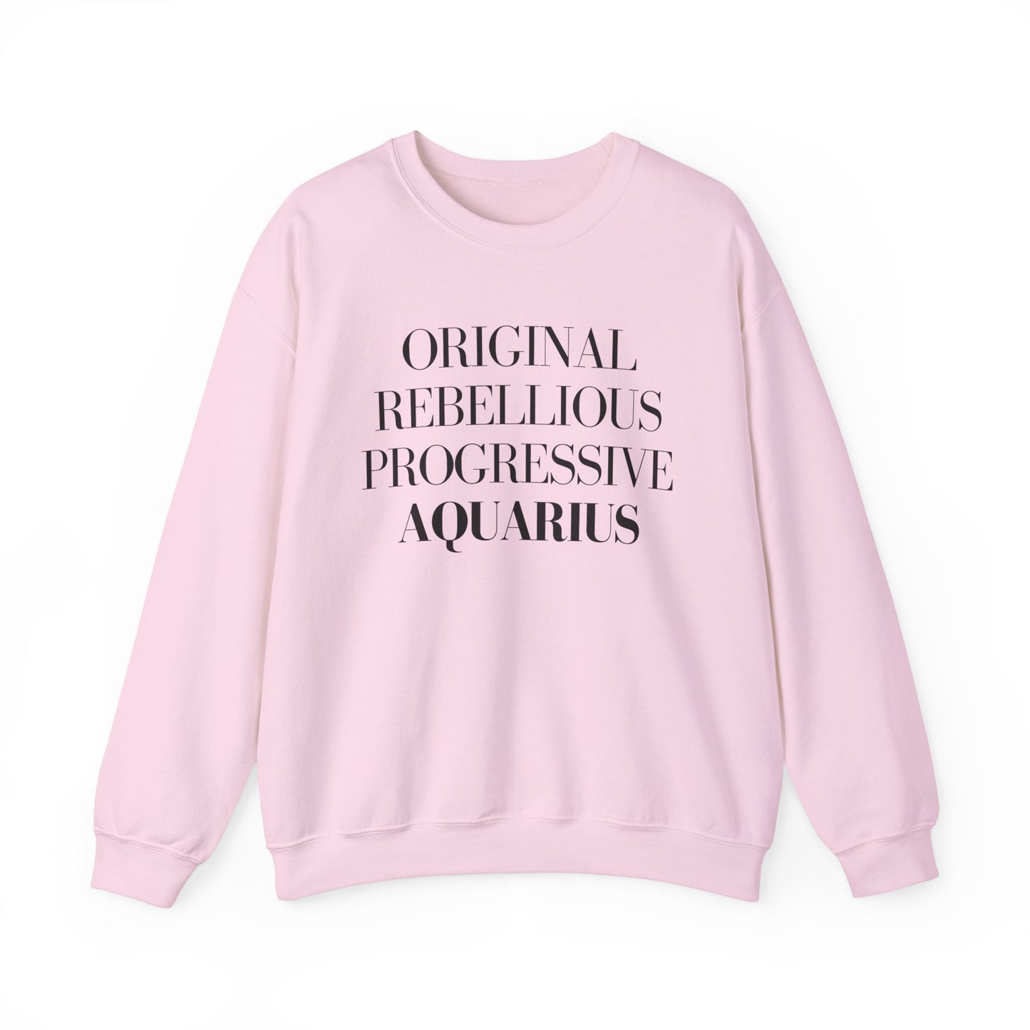 AQUARIUS Sweatshirt Black Text