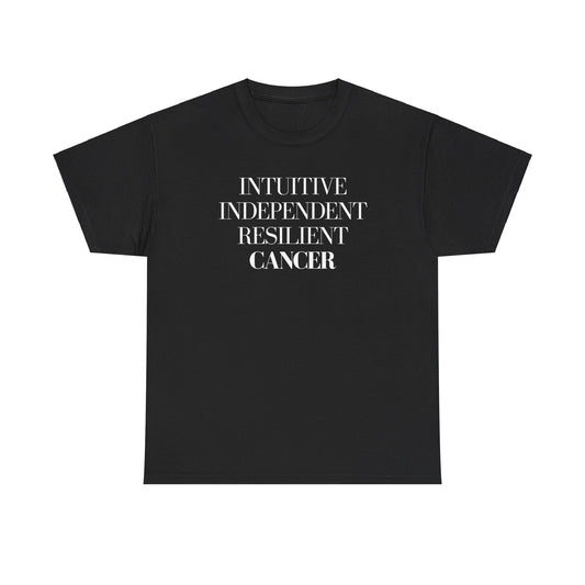 CANCER T-shirt (white letters)