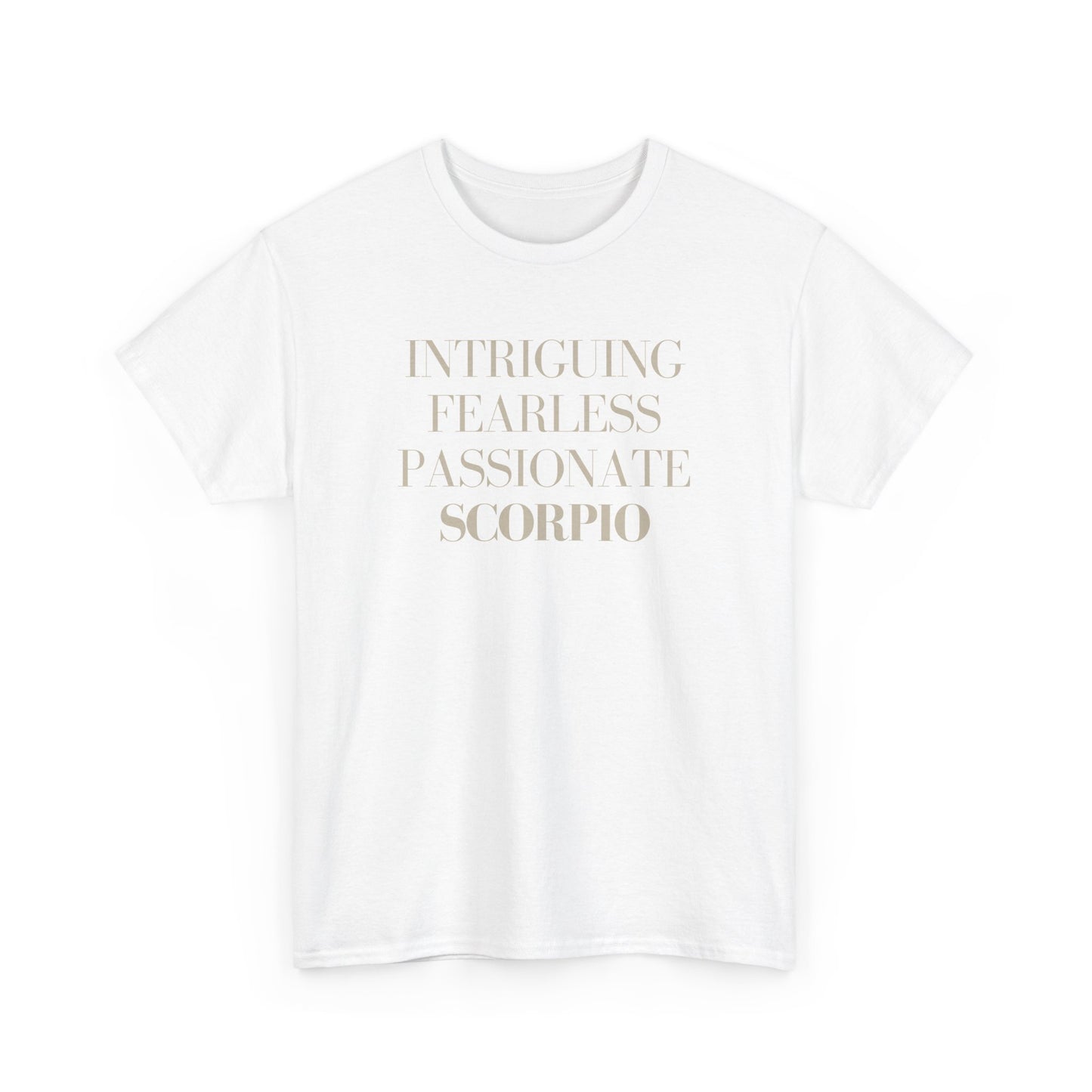 SCORPIO T-shirt (sand letters)