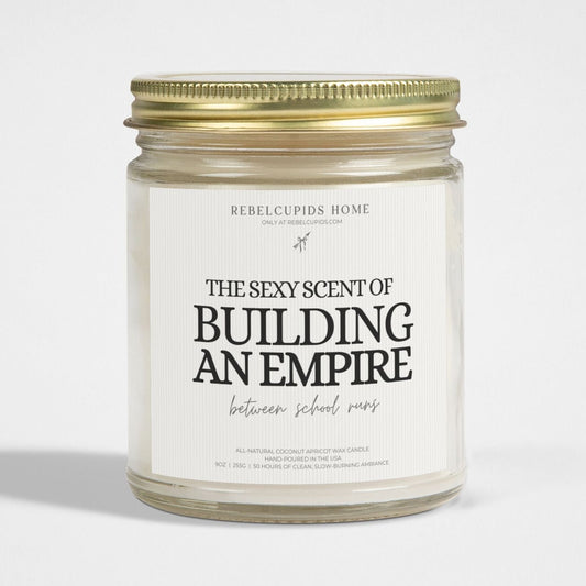 Building an empire between school runs - premium eco-friendly candle