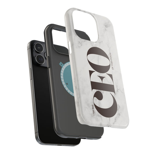 CEO of this chaos - MagSafe® iPhone case in Marble