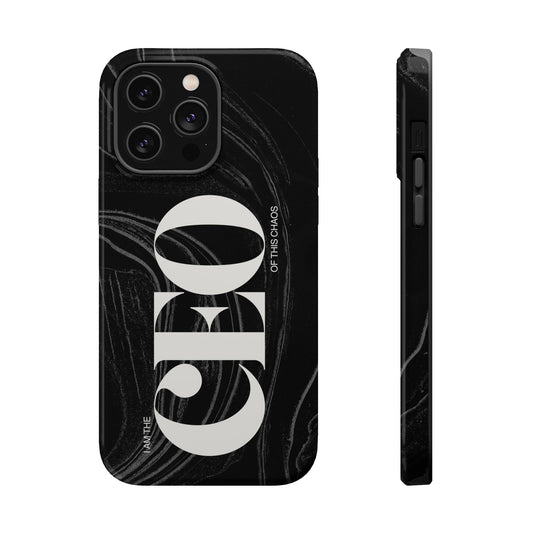 CEO of this chaos - MagSafe® iPhone case in Onyx