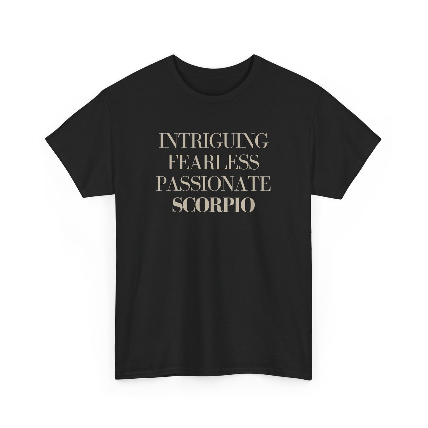 SCORPIO T-shirt (sand letters)