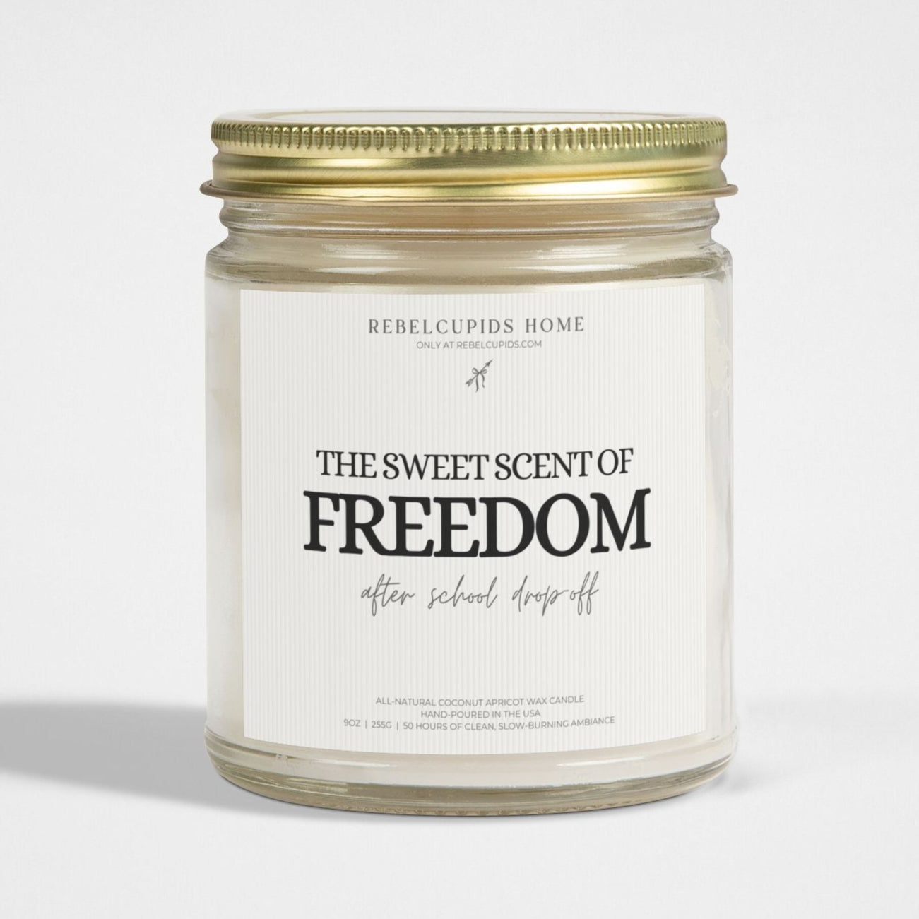 Freedom after school drop-off - premium eco-friendly candle