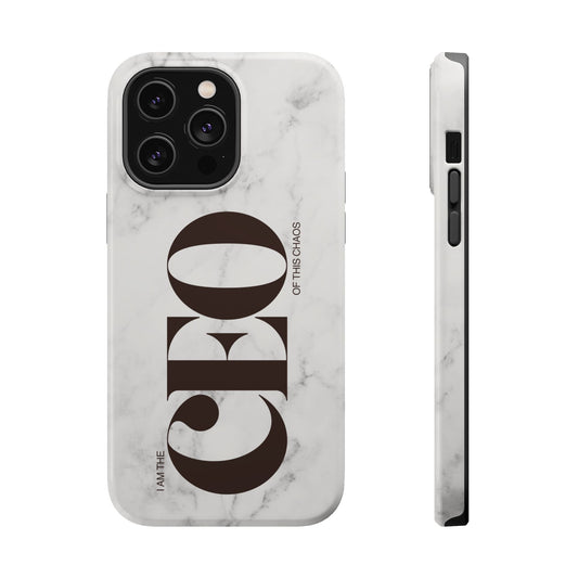 CEO of this chaos - MagSafe® iPhone case in Marble