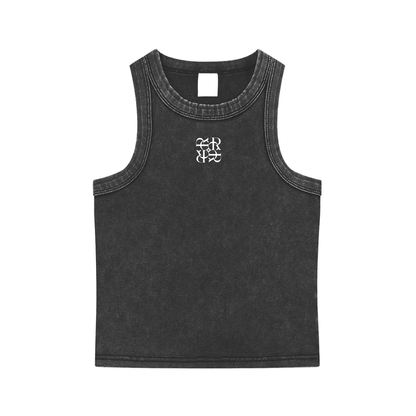 Signature - bodycon ribbed cotton tank top