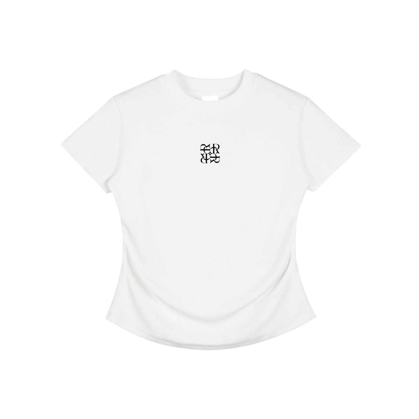 Signature - bodycon ribbed cotton t-shirt