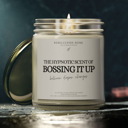 Bossing it up between diaper changes - premium eco-friendly candle