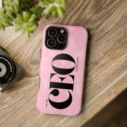 CEO Of This Chaos - MagSafe® iPhone case in Quartz