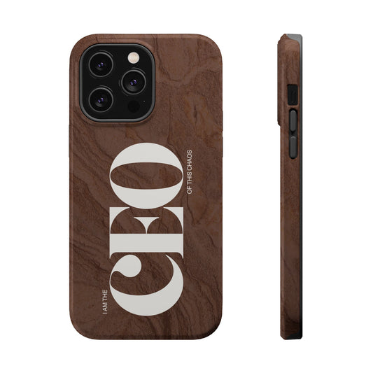 CEO of this chaos - MagSafe® iPhone case in Jasper