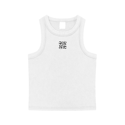 Signature - bodycon ribbed cotton tank top